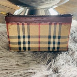 Burberry Nova Check Canvas Cosmetic Bag